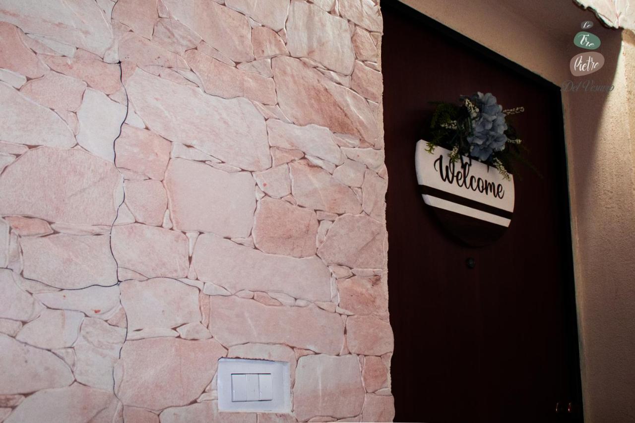 Apartamento Le Tre Pietre Del Vesuvio Pompeya Exterior foto