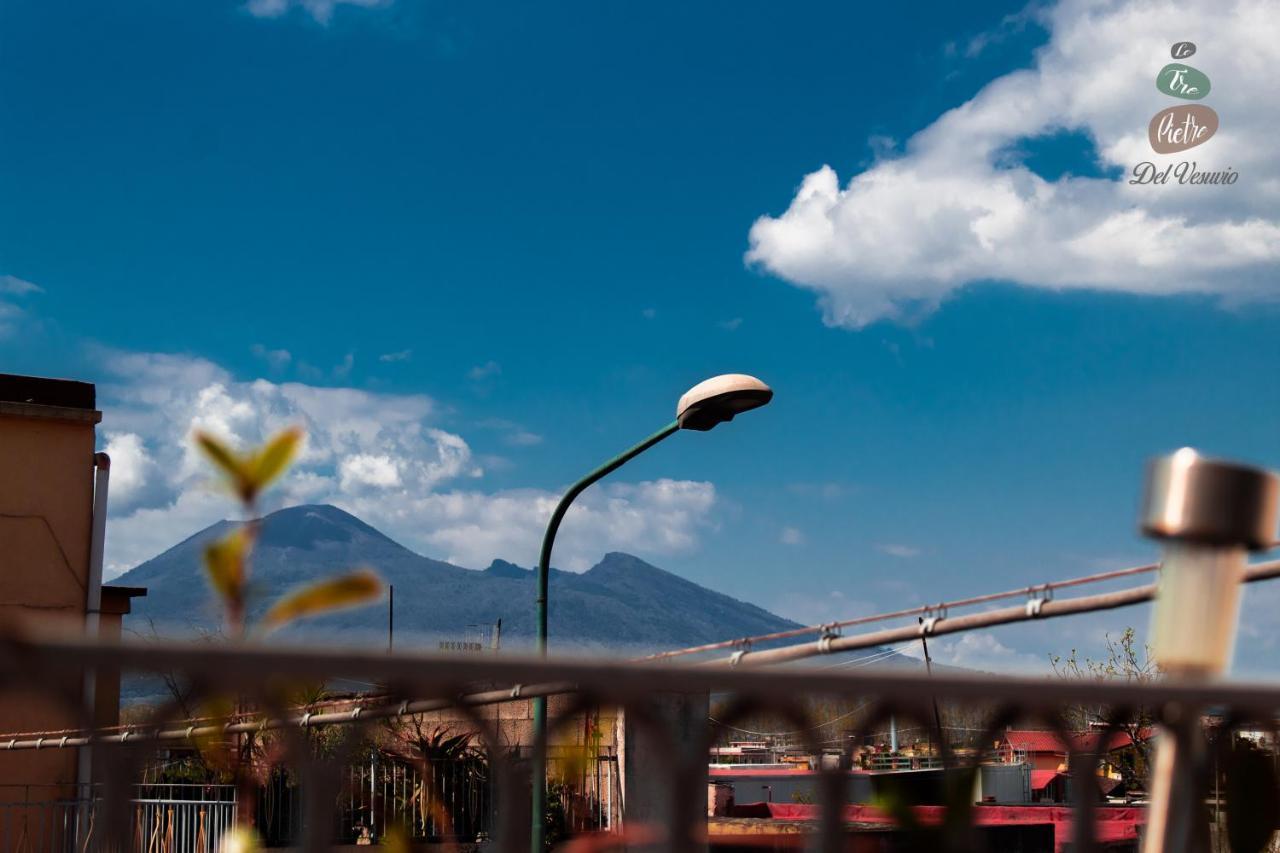 Apartamento Le Tre Pietre Del Vesuvio Pompeya Exterior foto